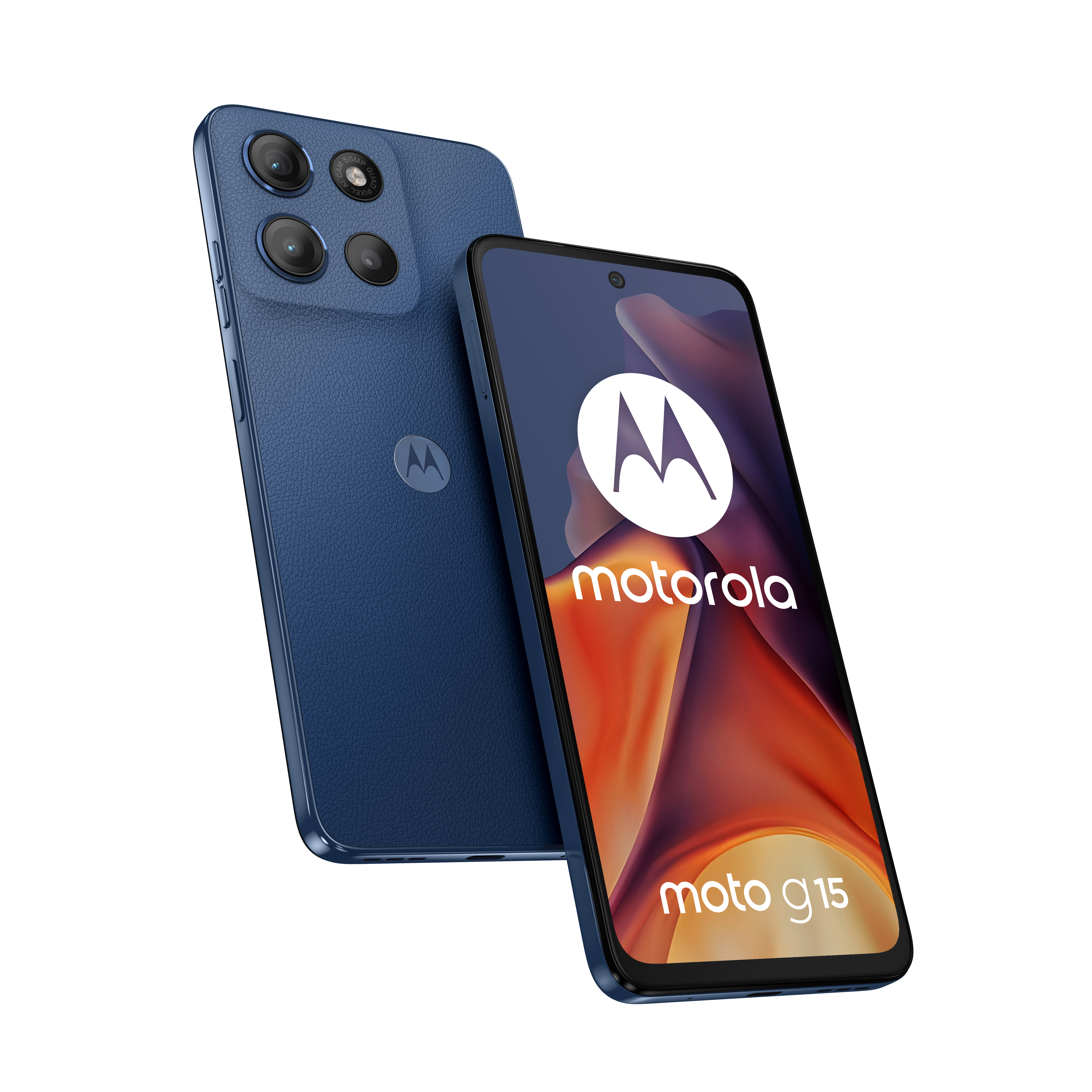 Motorola moto g15 17,1 cm (6.72") Doppia SIM Android 15 4G USB tipo-C 8 GB 512 GB 5200 mAh Blu marino