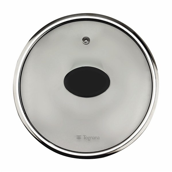 Tognana Porcellane V9558T10GRC coperchio per pentola Nero, Trasparente