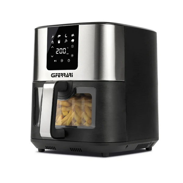 FRIGGITRICE AD ARIA 1700W 9LT 8PROGR. INOX/NERO