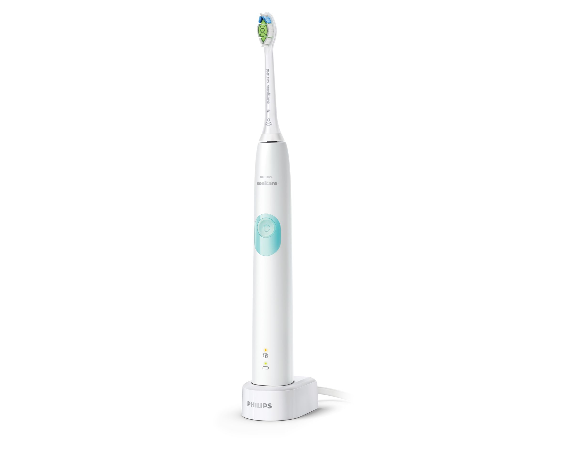 Philips Sonicare ProtectiveClean 4300 Spazzolino Elettrico Sonico Bianco HX6807/24