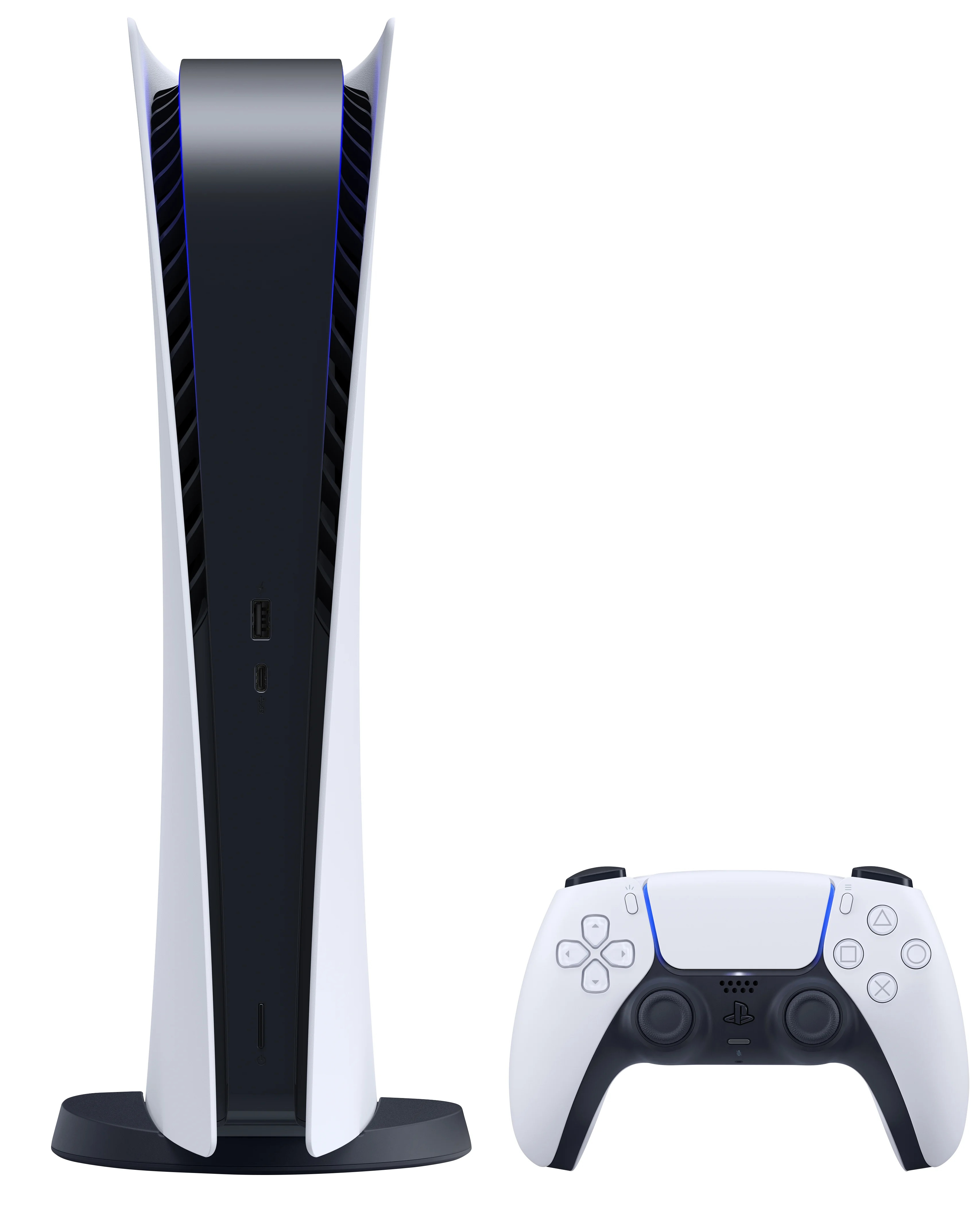 Sony PlayStation 5 Digital Edition 825 GB Wi-Fi Nero, Bianco