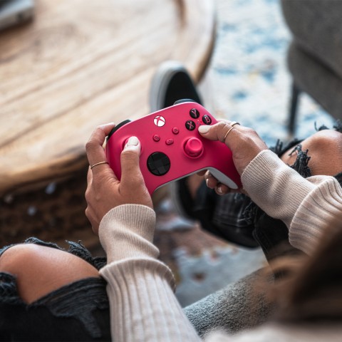 Microsoft Controller Wireless per Xbox - Deep Pink per Xbox Series X|S, Xbox One e dispositivi Windows