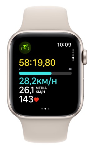 Apple Watch SE GPS Cassa 44mm in Alluminio Galassia con Cinturino Sport Galassia - S/M