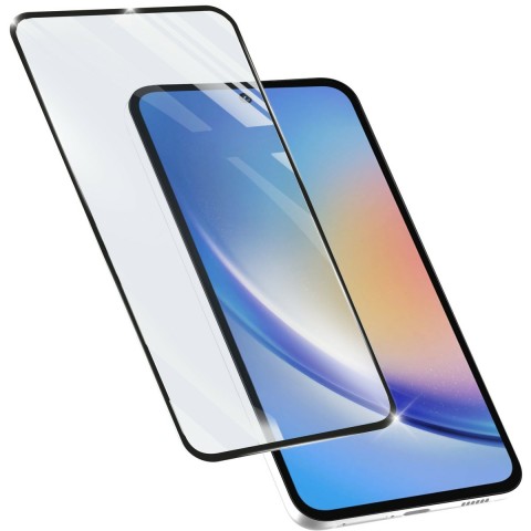 Cellularline Impact Glass Capsule - Galaxy A35/A55 5G Vetro temperato resistente da bordo a bordo