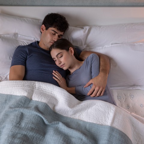 Imetec Scaldasonno Adapto matrimoniale 150x160 cm, Basso consumo, Riscaldamento rapido, Temperatura personalizzata, Cotone con trattamento antibatterico, 2 comandi separati, 6 temperature
