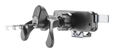 Cellularline Slide Fit - Universal Supporto smartphone da auto con sistema di inserimento facilitato