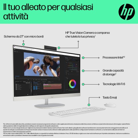 HP 27 inch All-in-One 27-cr0053nl PC Intel® Core™ i5 i5-1335U 16 GB DDR4-SDRAM 512 GB SSD Windows 11 Home