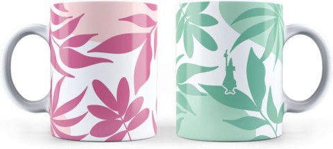 Bialetti SS2024003 tazza Verde, Rosa, Bianco Caffè 1 pz