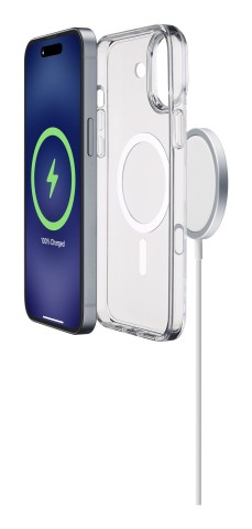 Cellularline Gloss Mag - iPhone 16 Custodia compatibile con ecosistema Magsafe