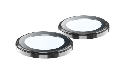 Cellularline Camera Lens Ring - iPhone 16/16 Plus Vetro temperato per la protezione della fotocamera