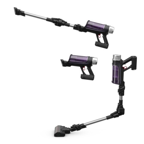 Rowenta RH2037 Aspirapolvere a bastone 2 in 1 Batteria Secco Senza sacchetto 0,4 L 250 W Nero, Viola