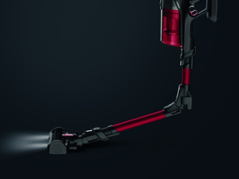 Rowenta RH98A7 Aspirapolvere a bastone 2 in 1 Batteria Secco Senza sacchetto 0,9 L 320 W Rosso, Grigio