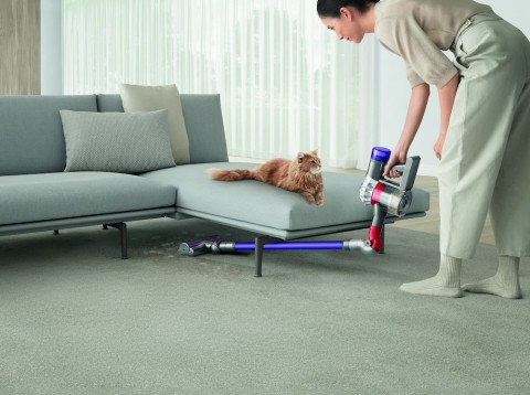 Dyson V8 Origin Aspirapolvere a bastone 2 in 1 Batteria Secco Senza sacchetto 425 W Viola, Argento