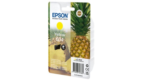 Epson 604 cartuccia d'inchiostro 1 pz Originale Resa standard Giallo