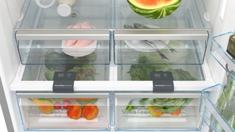 Bosch Serie 6 KGN86AIDR frigorifero con congelatore Libera installazione 631 L D Acciaio inox