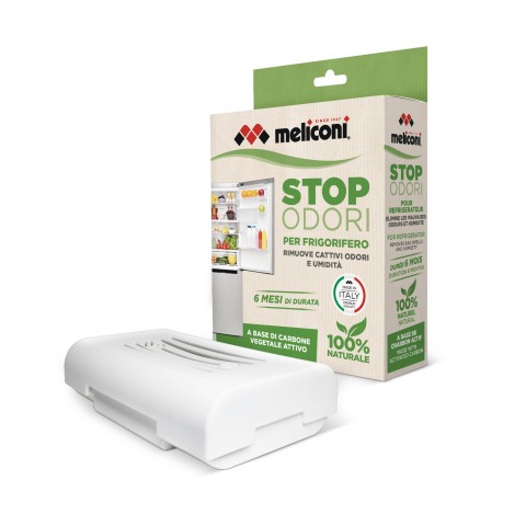 Meliconi Stop Odori per Frigorifero parte e accessorio per frigoriferi/congelatori Assorbiodori Bianco