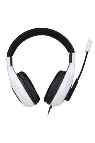 Bigben Interactive Wired Stereo Gaming Headset V1 Cuffie Cablato A Padiglione Nero, Bianco