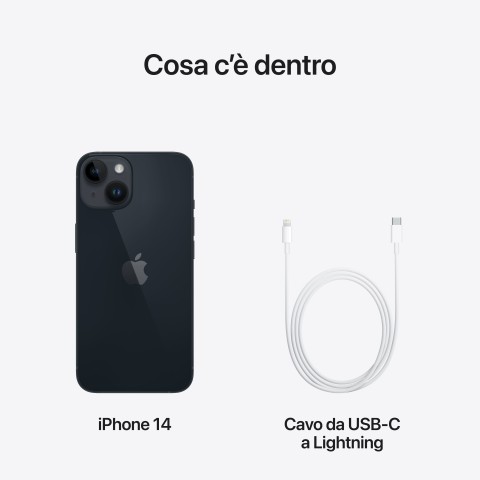 Apple iPhone 14 128GB Mezzanotte