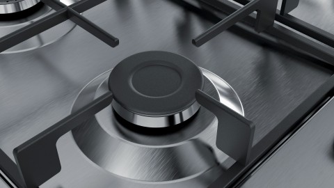 Bosch Serie 4 PGH6B5B60 Piano cottura a gas 60 cm Acciaio inox
