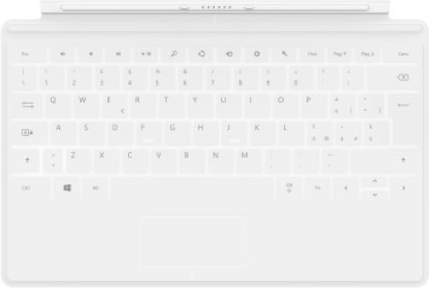 Microsoft D5S-00051 tastiera per dispositivo mobile QWERTY Connettore docking Bianco