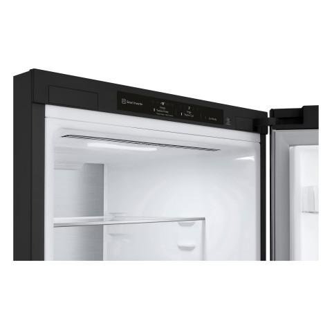 LG GBV7280DEV Frigorifero combinato, Classe D, 387L, Fresh Converter, Porte piatte, Nero