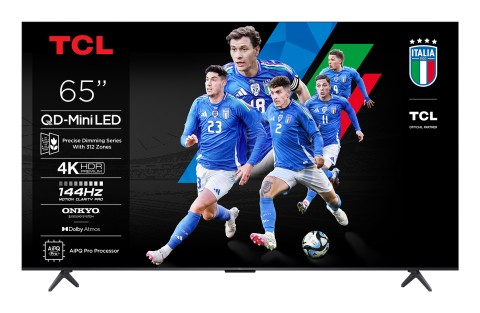 TCL Q6C Serie Smart TV QD-MiniLED 4K 65" 65Q6C, audio Onkyo 2.1, Dolby Vision IQ & Atmos, Google TV