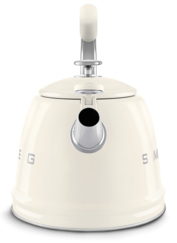 Smeg Bollitore con fischio 50's Style - Panna LUCIDO - WKF01CR