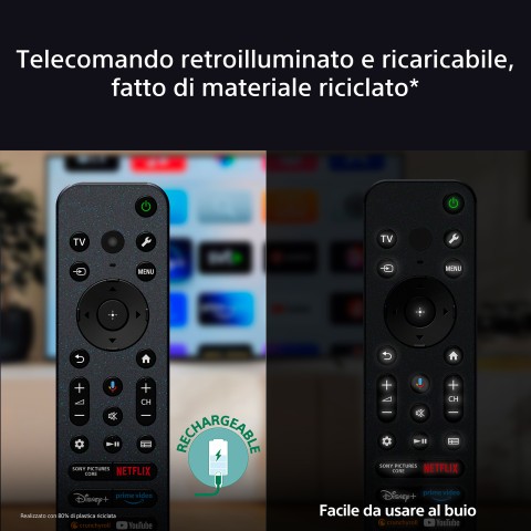 Sony BRAVIA 8 OLED 65 Pollici 4K HDR Google Smart TV (2024) | Gaming Menu per PlayStation 5, IMAX Enhanced, Dolby Vision Atmos, Chromecast, AirPlay, 120Hz 65XR83
