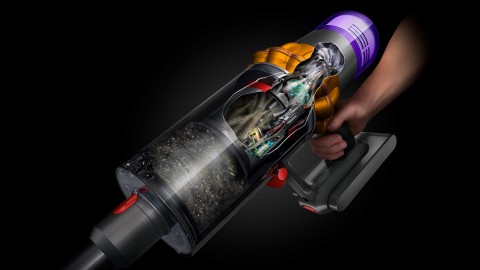 Dyson V15 Detect Absolute Aspirapolvere a bastone 2 in 1 Batteria Secco Senza sacchetto 660 W Nichel, Giallo