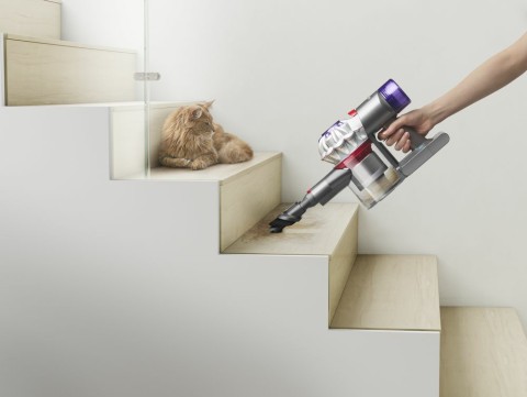 Dyson V8 Advanced Aspirapolvere a bastone 2 in 1 Batteria Secco Senza sacchetto Nichel, Argento