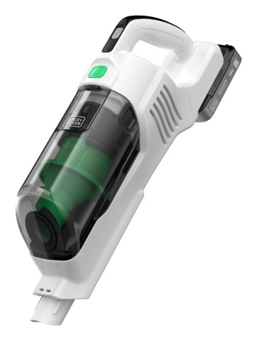 Black & Decker REVSV18D1HF-QW scopa elettrica Aspirapolvere a bastone 2 in 1 Batteria Secco Senza sacchetto 0,5 L 36 W Verde, Bianco 2 Ah