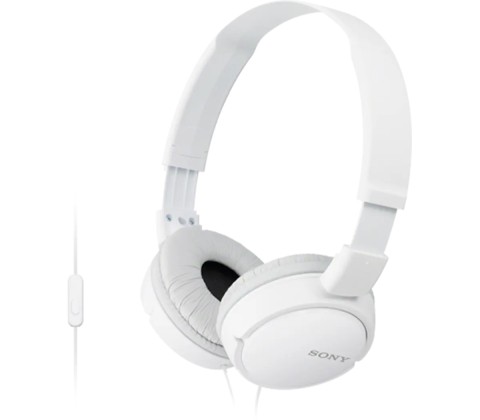 Sony MDR-ZX110AP Auricolare Cablato A Padiglione Musica e Chiamate Bianco