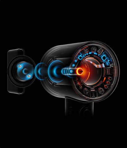 Dyson Asciugacapelli Supersonic Nural (acquamarina/tangerine)