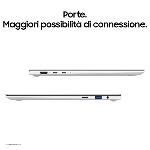 Samsung Galaxy Book2 Pro SE Intel Core Ultra 7 155H Computer portatile 39,6 cm (15.6") Full HD 16 GB LPDDR5x-SDRAM 512 GB Wi-Fi 6E (802.11ax) Argento