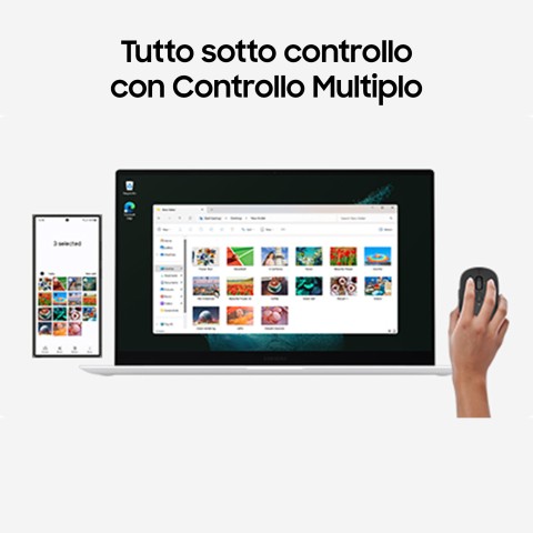 Samsung Galaxy Book2 Pro SE Intel Core Ultra 7 155H Computer portatile 39,6 cm (15.6") Full HD 16 GB LPDDR5x-SDRAM 512 GB Wi-Fi 6E (802.11ax) Argento
