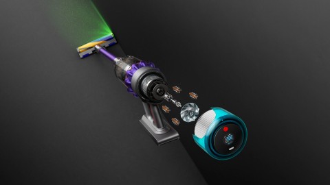 Dyson Gen5 Detect Aspirapolvere a bastone 2 in 1 Batteria Secco HEPA Senza sacchetto Viola