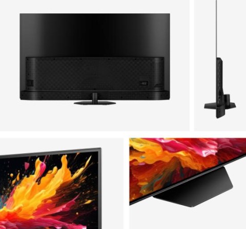 Hisense 55A86N TV 139,7 cm (55") 4K Ultra HD Smart TV Wi-Fi Nero, Grigio 150 cd/m²