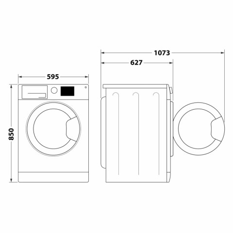 Whirlpool FreshCare Lavatrice a libera installazione - FFB 846 SV IT