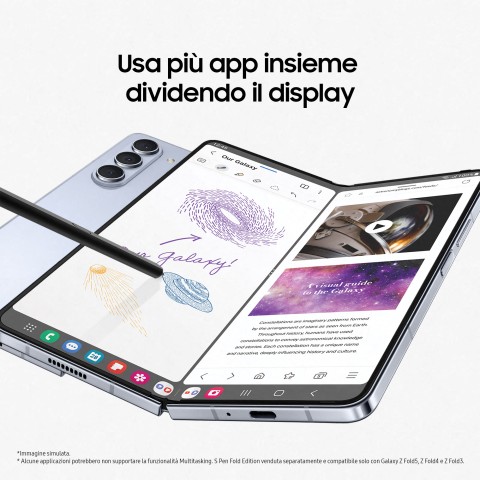 Samsung Galaxy Z Fold5 Smartphone AI RAM 12GB Display 6,2"/7,6" Dynamic AMOLED 2X Cream 256GB