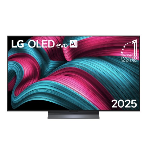 LG OLED evo AI OLED55C55LA TV Serie C5 55'' 4K, α9 Gen8, Brightness Booster, 40W, 4 HDMI, VRR 144Hz, Smart TV WebOS 25