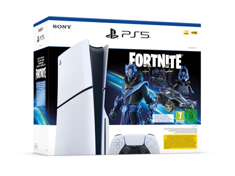Sony Playstation 5 Slim Fortnite 1 TB Wi-Fi Nero, Bianco
