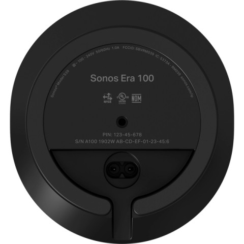 Sonos Era 100 Nero Con cavo e senza cavo