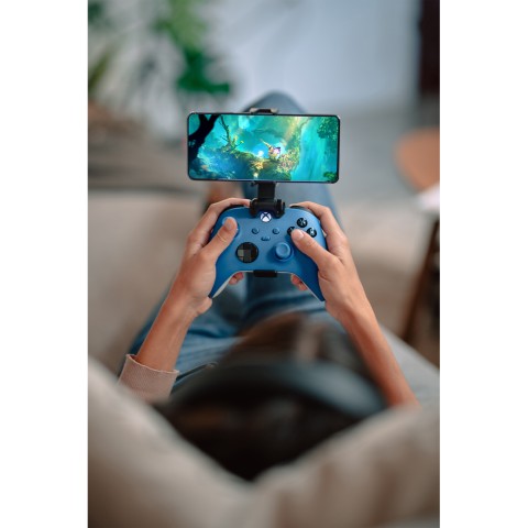 Microsoft Xbox Wireless Controller Blu, Bianco Bluetooth/USB Gamepad Analogico/Digitale Android, PC, Xbox One, Xbox One S, Xbox One X, Xbox Series S, Xbox Series X, iOS