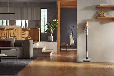 Miele Duoflex HX1 Aspirapolvere a bastone 2 in 1 Batteria Secco Filtro igienico Senza sacchetto Bianco, Giallo 2,5 Ah