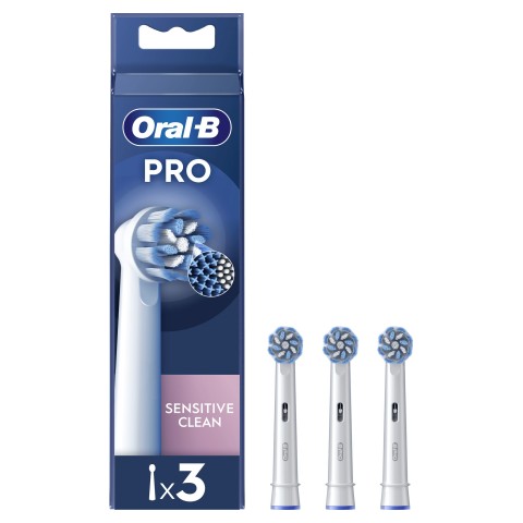 Oral-B Testine Di Ricambio Pro Sensitive Clean, 3 Testine