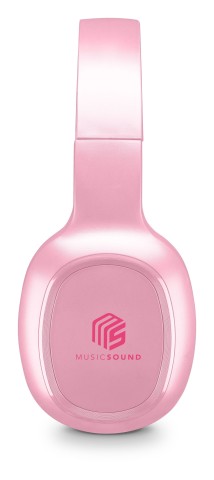 Music Sound Basic Cuffia on-ear Bluetooth dotata di remote control e microfono
