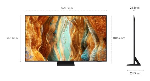 Samsung Smart TV 75" QE75QN70FAUXZT Neo QLED 4K Mini LED 2025