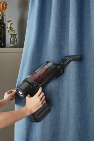 Rowenta RH6A71 Aspirapolvere a bastone 2 in 1 Batteria Secco Senza sacchetto Alluminio, Rosso