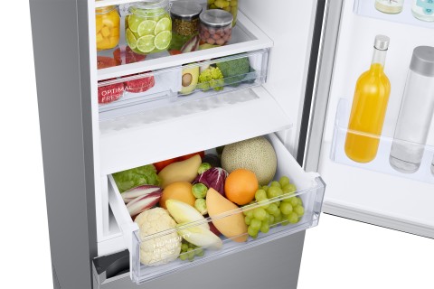 Samsung RB38T607BS9 frigorifero Combinato EcoFlex Libera installazione con congelatore 2m 387 L Classe B, Inox