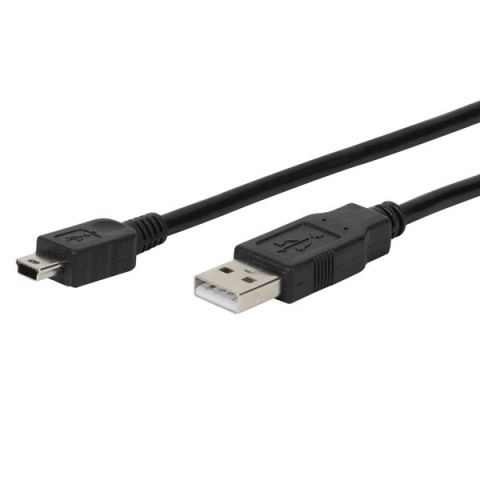 Vivanco CC U4 18 M cavo USB USB 2.0 1,8 m USB A Mini-USB B Nero